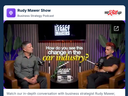 Joseph Tal on The Rudy Mawer Show - Business Strategy Discussion